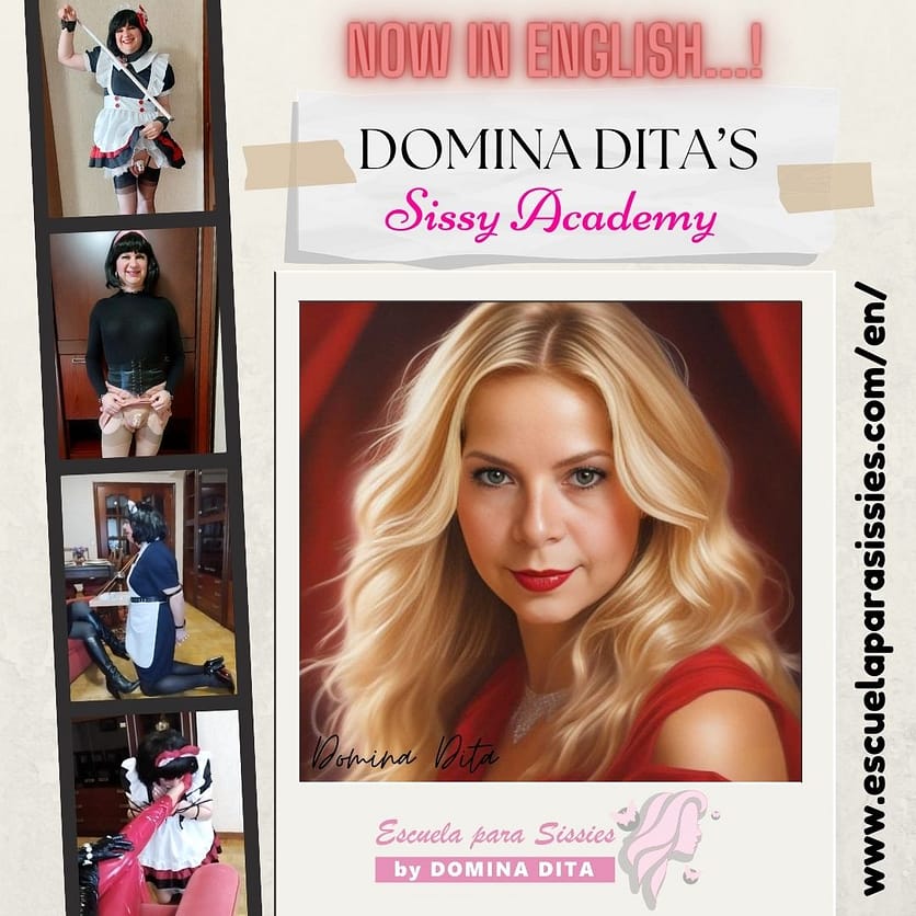 Domina Dita's Sissy Academy - now available in English!